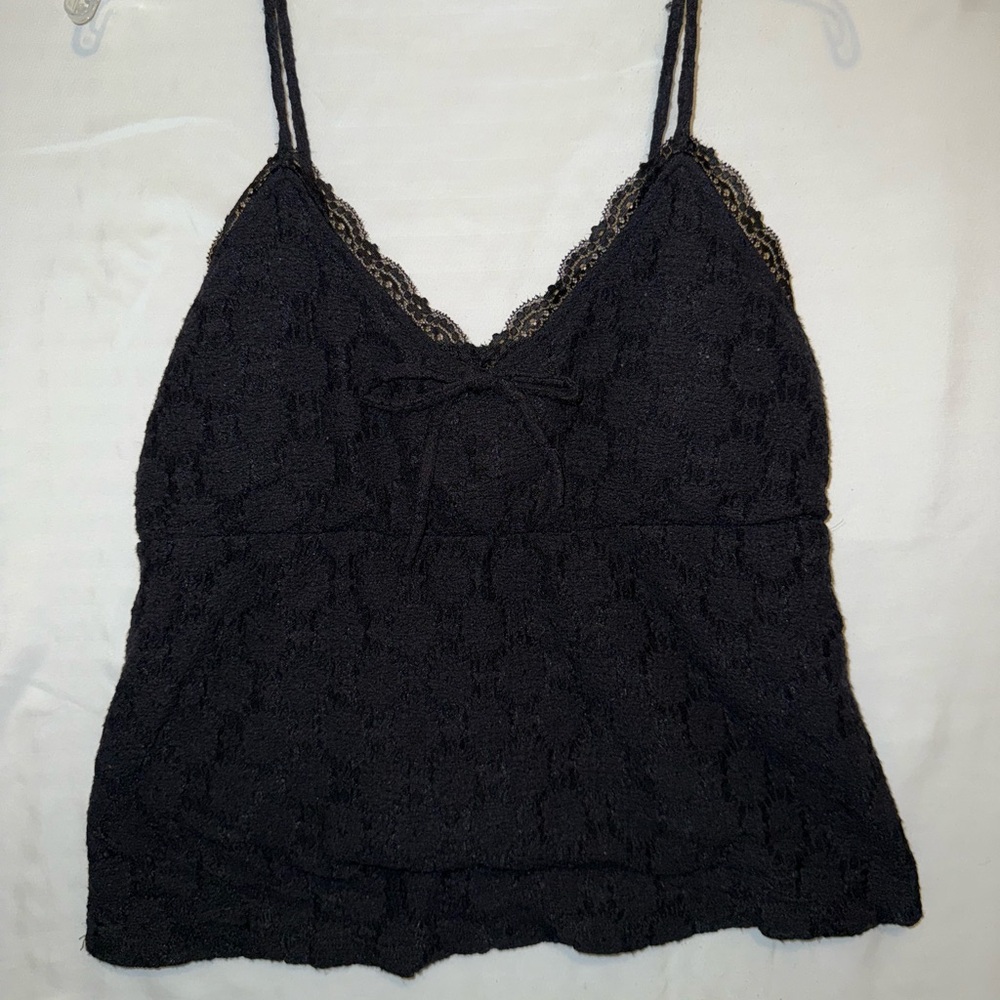 No Boundaries Black Lace Blouse